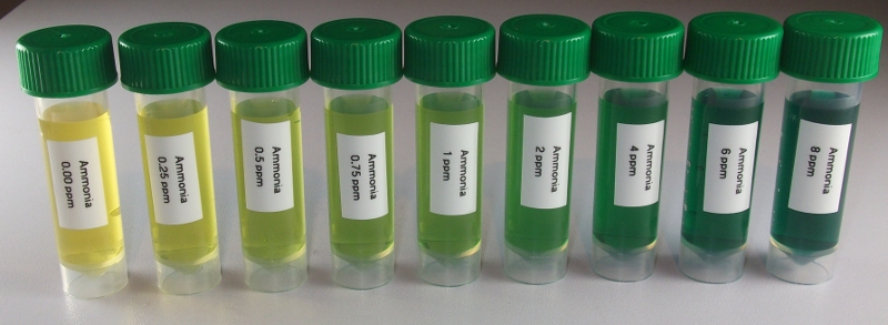 API Ammonia Test Kit Measuring Ammonia With The Colorimeter